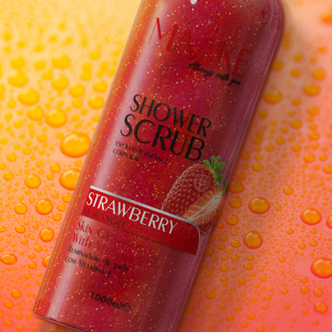 Strawberry Glowing Shower Gel Scrub 1000mL