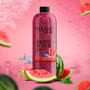 Iced Watermelon Glowing Shower Gel Scrub 1000mL